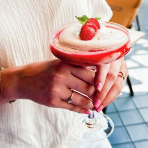 Dessert: aardbeien Romanoff