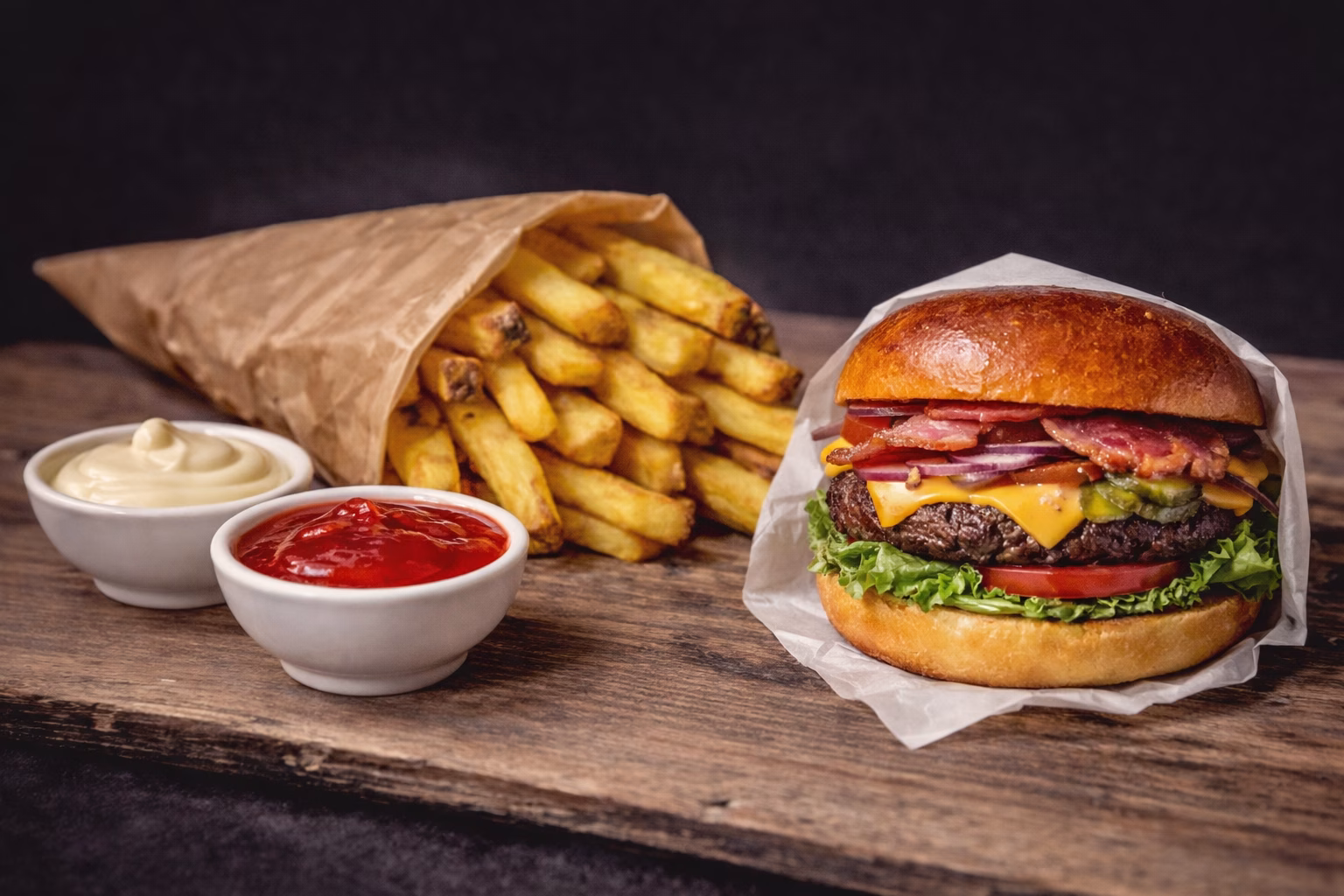 Friet & Hamburger