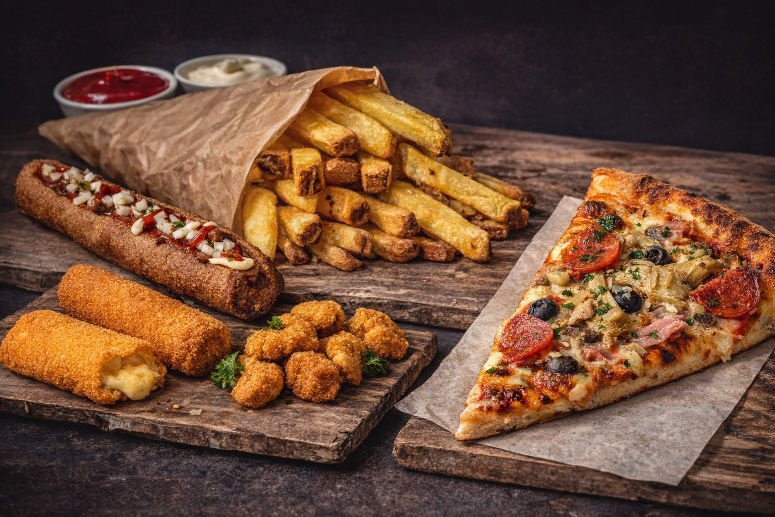 Pizza, Patat & Snacks