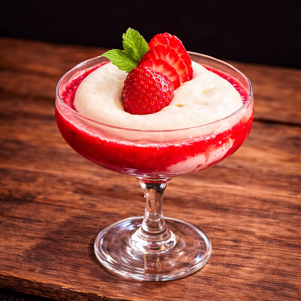 Dessert: Aardbeien Romanoff