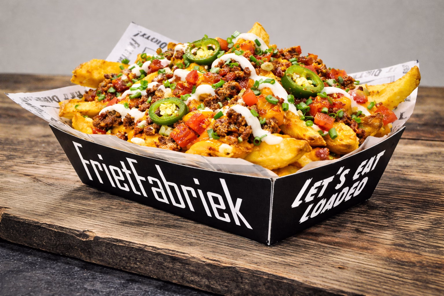 American Loaded Fries Menu